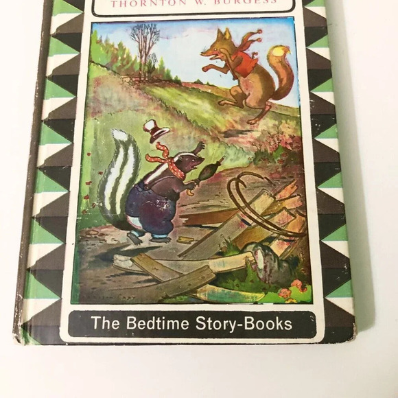 Vtg  The Adventures of Jimmy Skunk Thornton Burgess Bedtime Story Book - Picture 3 of 16